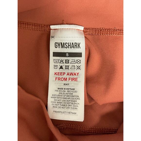 Gymshark Elevate Cycling shorts Rose Brown biker shorts small - Picture 2 of 4